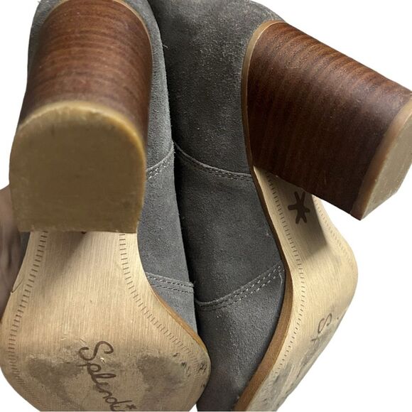 Splendid Lakota Grey High Heel Booties Size 7.5 - Picture 6 of 9